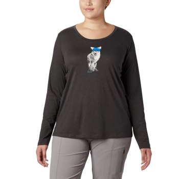 Columbia Sweater Dames, Ruby Falls Long Sleeve Plus Size Grijs, 82NOZGWDF